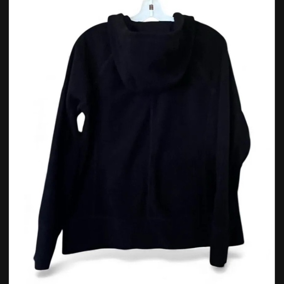 Calvin Klein Performance Black Hooded Fleece Jacket/Large - Picture 2 of 5